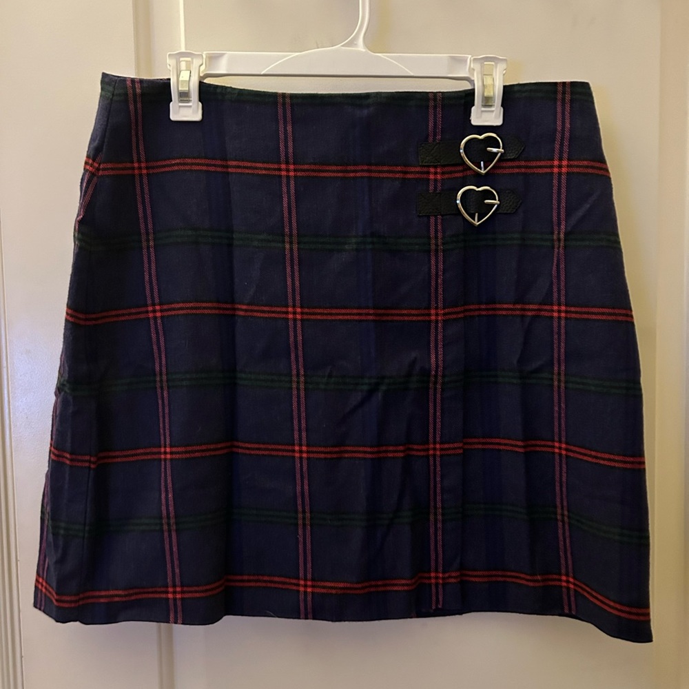 Lazy Oaf Plaid Skirt Size 16
